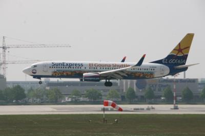 Photo of aircraft D-ASXP operated by SunExpress Germany