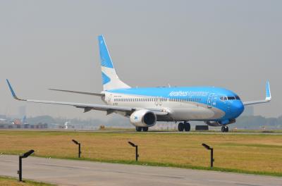 Photo of aircraft LV-FQY operated by Aerolineas Argentinas