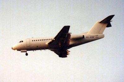 Image of aircraft registration OO-DJB - A Fokker F-28-4000 operated by Delta Air Transport