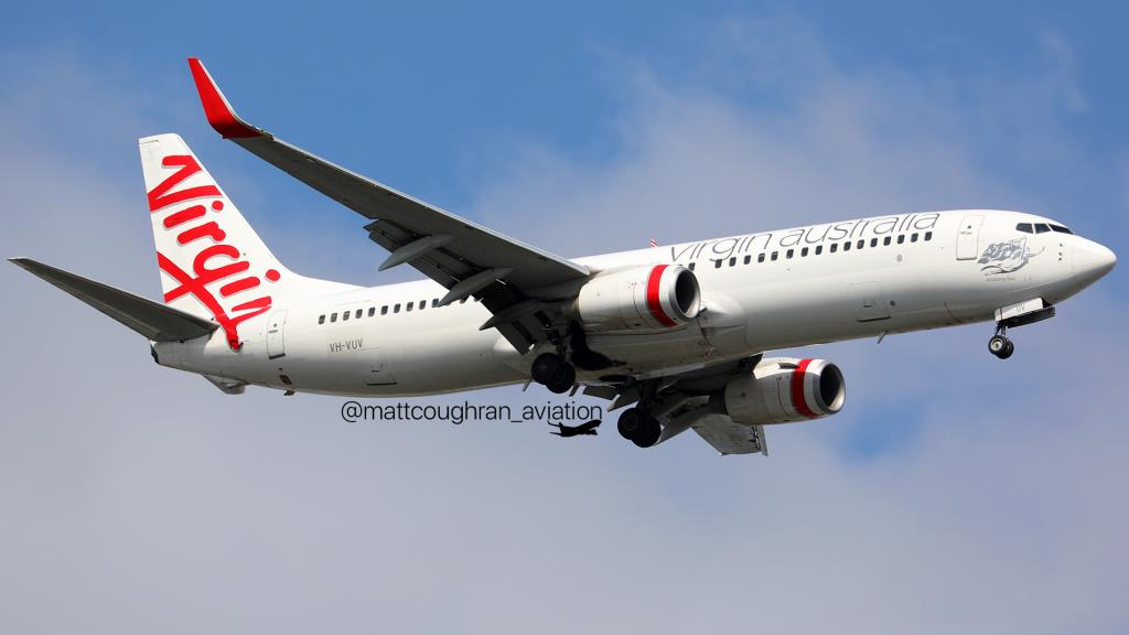 Photo of aircraft VH-VUV operated by Virgin Australia