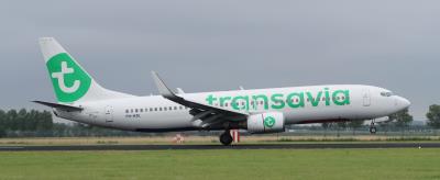 Image of aircraft registration PH-HZE - A 737-8K2(WL) operated by Transavia
