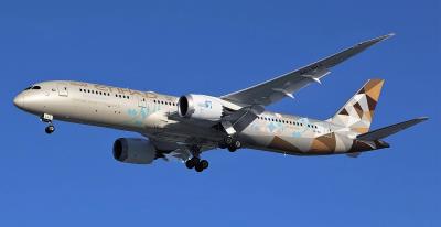 Image of aircraft registration A6-BLI - A 787-9 Dreamliner operated by Etihad Airways