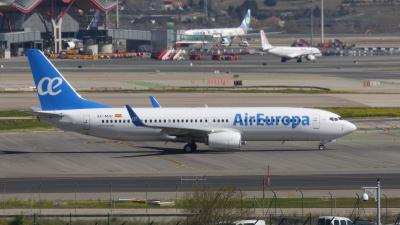 Image of aircraft registration EC-MJU - A 737-85P(WL) operated by Air Europa