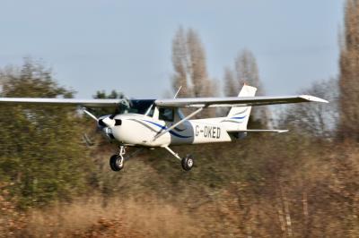 Image of aircraft registration G-OKED - A Cessna 150-L operated by Leslie John Puck