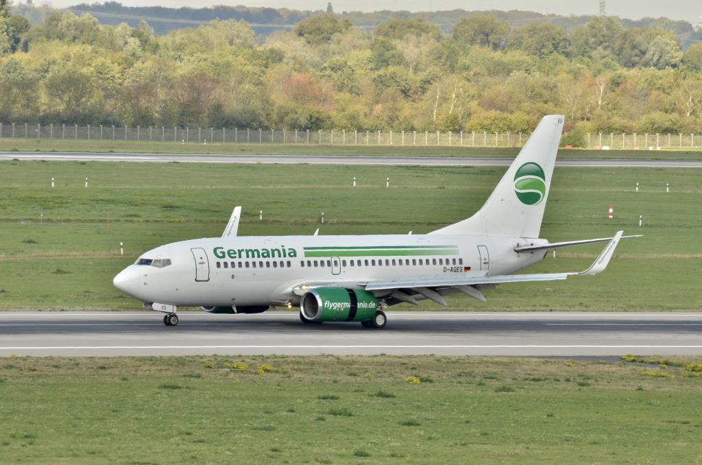 Photo of aircraft D-AGES operated by Germania
