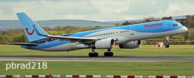 Image of aircraft registration G-BYAY - A 757-204 operated by Thomson Airways
