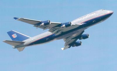 Image of aircraft registration N187UA - A 747-422 operated by United Airlines
