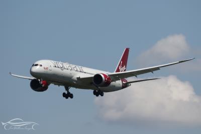 Image of aircraft registration G-VZIG - A 787-9 Dreamliner  operated by Virgin Atlantic Airways