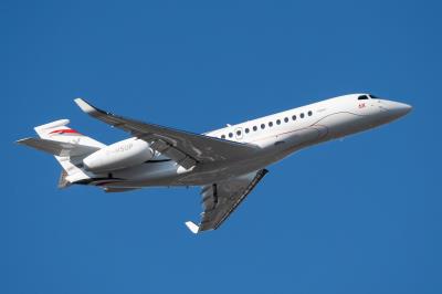 Photo of aircraft F-HSUP operated by Dassault Aviation SA
