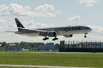 Image of aircraft registration A7-BEA - A 777-3DZ(ER) operated by Qatar Airways