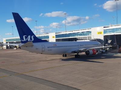 Image of aircraft registration LN-RGC - A 737-86N(WL) operated by SAS Scandinavian Airlines
