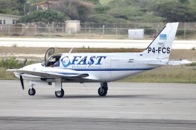 Photo of aircraft P4-FCS operated by Fast Delivery Services
