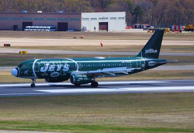 jetBlue - New York Jets Airbus A320 [N746JB] Taxiing @ Chicago O'Hare Int'l  Airport [05.16.2018] 