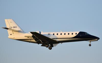 Photo of aircraft LX-DEC operated by JC Decaux SA