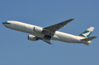 Photo of aircraft B-HNA operated by Cathay Pacific Airways