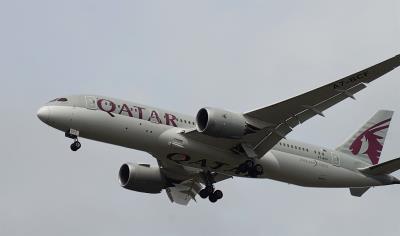 Image of aircraft registration A7-BCF - A 787-8 Dreamliner operated by Qatar Airways