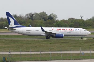 Photo of aircraft TC-JFN operated by Anadolu Jet