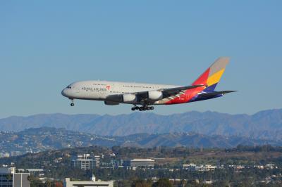 Image of aircraft registration HL7634 - A A380-841 operated by Asiana Airlines
