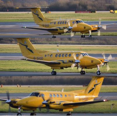 Image of aircraft registration G-SASD - A Super King Air-B200C operated by Gama Aviation