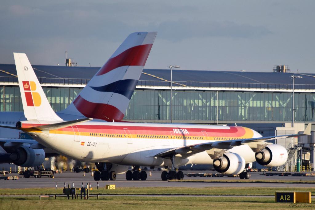 Photo of aircraft EC-IZY operated by Iberia