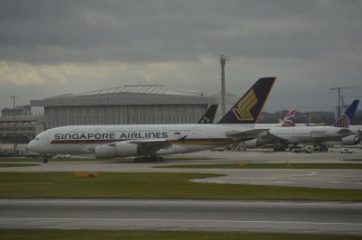 Image of aircraft registration 9V-SKH - A A380-841 operated by Singapore Airlines