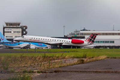 Image of aircraft registration G-SAJL - A ERJ-145EP operated by Loganair