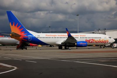 Image of aircraft registration G-JZBD - A 737-800(WL) operated by Jet2