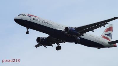 Image of aircraft registration G-EUXK - A A321-231 operated by British Airways