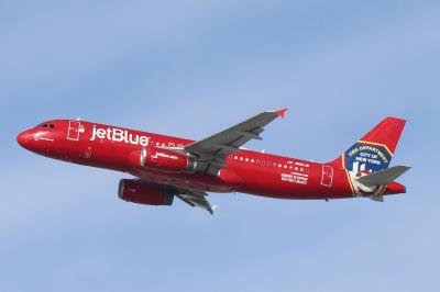 Image of aircraft registration N615JB - A A320-232 operated by JetBlue Airways