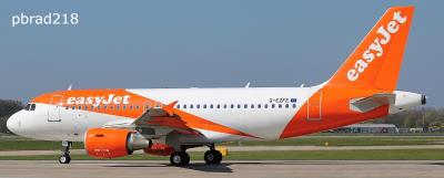 Image of aircraft registration G-EZFE - A A319-111 operated by Easyjet