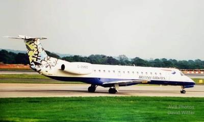 Image of aircraft registration G-EMBD - A ERJ-145-EU operated by British Regional Airlines