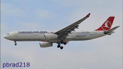 Image of aircraft registration TC-JNP - A A330-343 operated by Turkish Airlines
