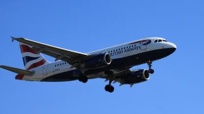 Image of aircraft registration G-EUPH - A A319-131 operated by British Airways