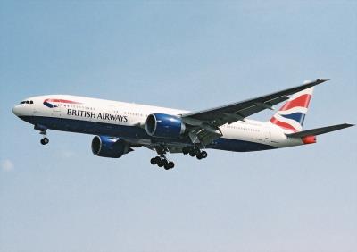 Image of aircraft registration G-VIIF - A 777-236(ER) operated by British Airways