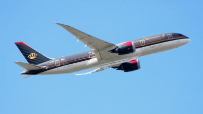 Image of aircraft registration JY-BAE - A 787-8 Dreamliner operated by Royal Jordanian