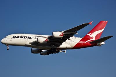 Image of aircraft registration VH-OQJ - A A380-842 operated by Qantas