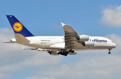 Image of aircraft registration D-AIMG - A A380-841 operated by Lufthansa