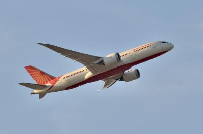 Image of aircraft registration VT-ANE - A 787-8 Dreamliner operated by Air India