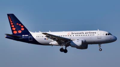 Image of aircraft registration OO-SSA - A A319-111 operated by Brussels Airlines