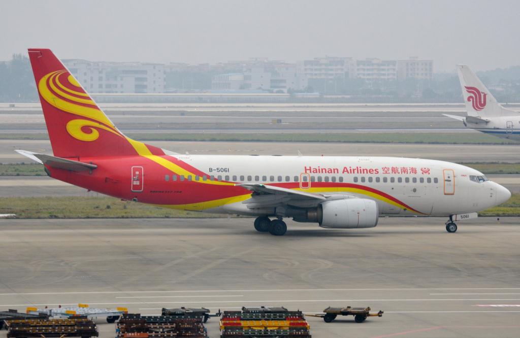 Photo of aircraft B-5061 operated by Hainan Airlines