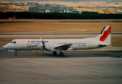 Photo of aircraft EC-GUX operated by Air Europa Express