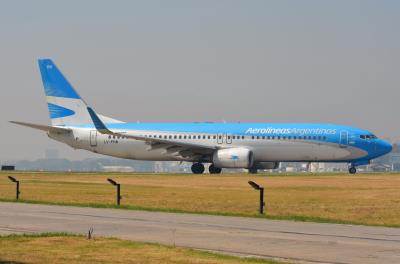 Photo of aircraft LV-FRK operated by Aerolineas Argentinas
