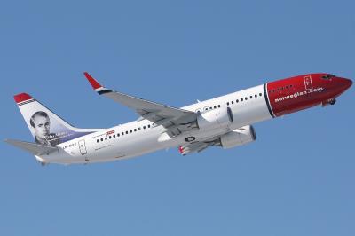 Image of aircraft registration LN-DYC - A 737-8JP(WL) operated by Norwegian Air Shuttle