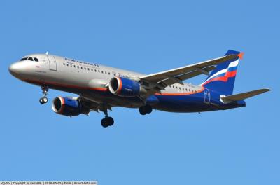 Photo of aircraft VQ-BIV operated by Aeroflot - Russian Airlines
