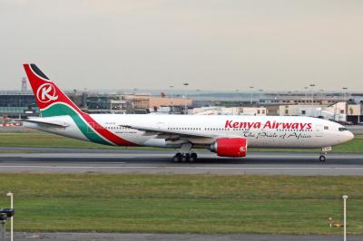 Image of aircraft registration 5Y-KYZ - A 777-2U8(ER) operated by Kenya Airways