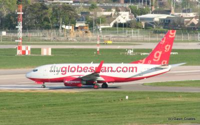 Image of aircraft registration G-MSJF - A 737-7Q8(WL) operated by Flyglobespan.com