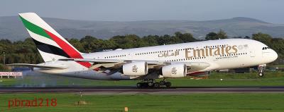 Photo of aircraft A6-EUO operated by Emirates