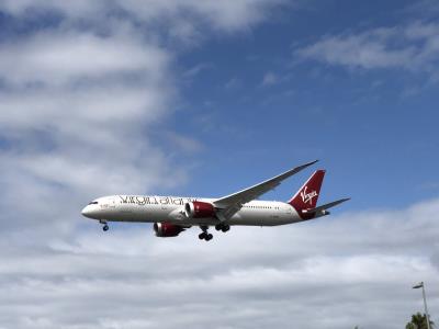 Image of aircraft registration G-VCRU - A 787-9 Dreamliner operated by Virgin Atlantic Airways