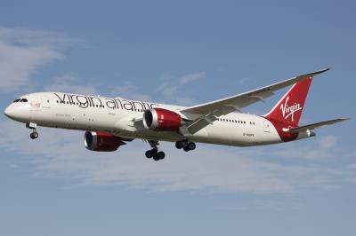 Image of aircraft registration G-VSPY - A 787-9 Dreamliner operated by Virgin Atlantic Airways