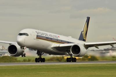 Image of aircraft registration 9V-SMS - A A350-941 operated by Singapore Airlines